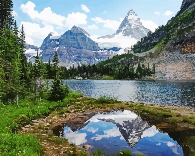 Assiniboine Mount Diamond Painting Assiniboine Mount Diamond Painting