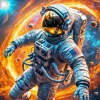 Astronaut Diamond Painting