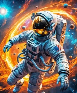 Astronaut Diamond Painting