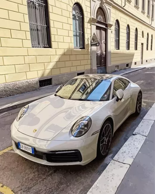 Beige Car Diamond Painting Beige Car Diamond Painting