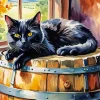 Black Cat Diamond Painting