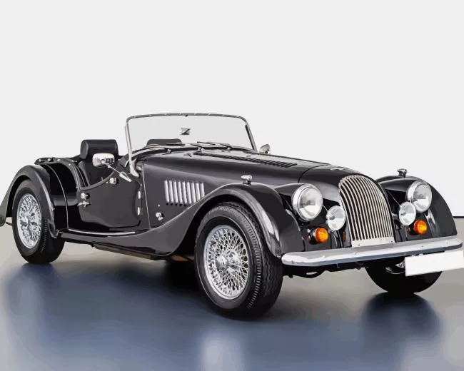 Black Morgan Car Diamond Painting Black Morgan Car Diamond Painting