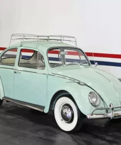 Blue Beetle Car Diamond Painting