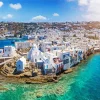 Blue Mykonos Diamond Painting