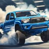Blue Toyota Tacoma Diamond Painting