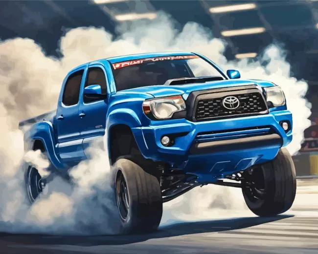 Blue Toyota Tacoma Diamond Painting Blue Toyota Tacoma Diamond Painting
