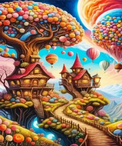 Candies Land Diamond Painting