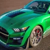 Candy Green Mustang Diamond Painting