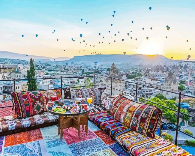 Cappadocia Turkey Diamond Painting Cappadocia Turkey Diamond Painting