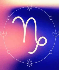 Capricorn Sign Diamond Painting