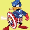 Captain America Duck Diamond Painting