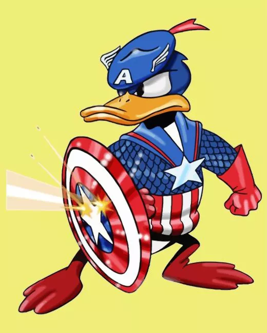 Captain America Duck Diamond Painting Captain America Duck Diamond Painting