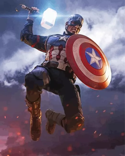 Captain America Endgame Diamond Painting Captain America Endgame Diamond Painting