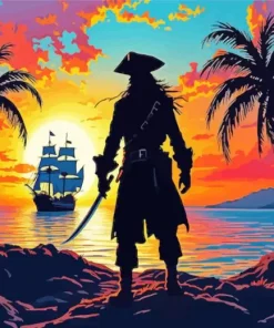 Captain Jack Sparrow Diamond Painting