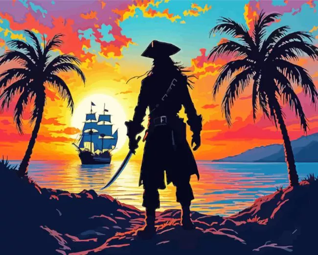 Captain Jack Sparrow Diamond Painting Captain Jack Sparrow Diamond Painting