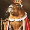 Capybara Queen Diamond Painting