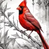 Cardinal Art Diamond Painting