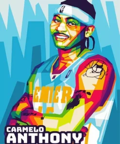 Carmelo Anthony Diamond Painting