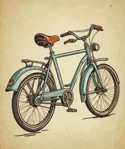 Cartoon Bike Diamond Painting