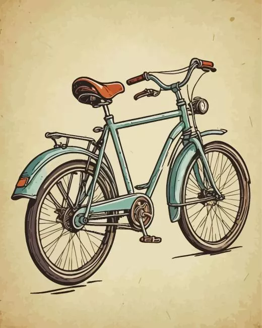 Cartoon Bike Diamond Painting Cartoon Bike Diamond Painting