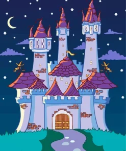 Cartoon Disney Castle Diamond Painting