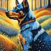 Cattle Dog Diamond Painting