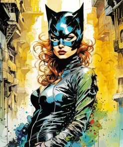 Catwoman Villain Diamond Painting