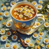 Chamomile Tea Cup Diamond Painting