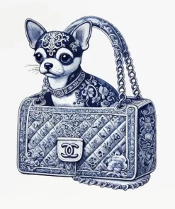 Chanel Chihuahua Diamond Painting