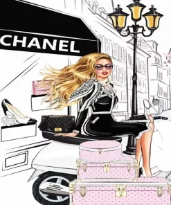 Chanel Lady Diamond Painting