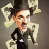 Charlie Chaplin Caricature Diamond Painting