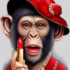Chimpanzee Diamond Painting