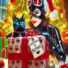 Christmas Catwoman Diamond Painting
