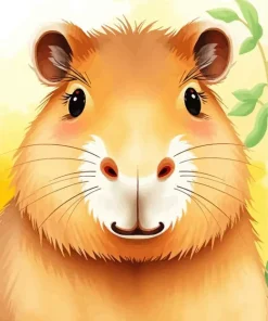 Cute Capybara Diamond Painting