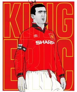 Eric Cantona Poster Diamond Painting