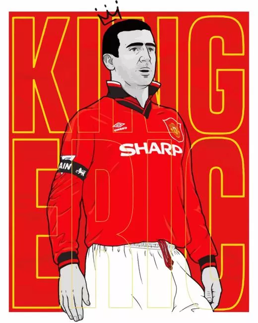 Eric Cantona Poster Diamond Painting Eric Cantona Poster Diamond Painting