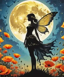 Fairy Silhouette Diamond Painting