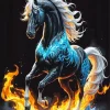 Fire Horse Diamond Painting