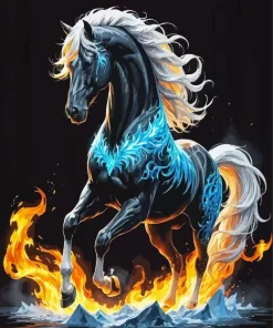 Fire Horse Diamond Painting