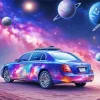 Galaxy Car Diamond Painting
