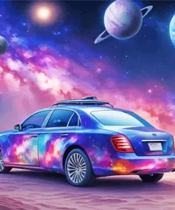 Galaxy Car Diamond Painting