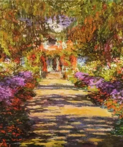 Garden Path at Giverny Diamond Painting