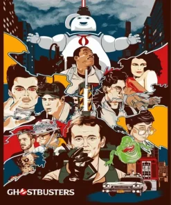 Ghostbusters Poster Diamond Painting