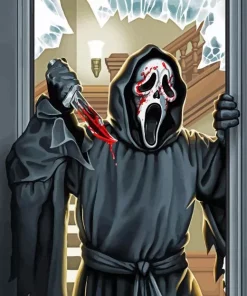 Ghostface Scream Diamond Painting