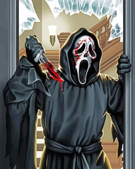 Ghostface Scream Diamond Painting Ghostface Scream Diamond Painting