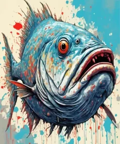 Giant Bluefish Diamond Painting