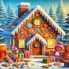Gingerbread House Diamond Painting