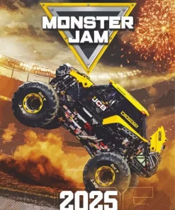 Jam Monster Poster Diamond Painting