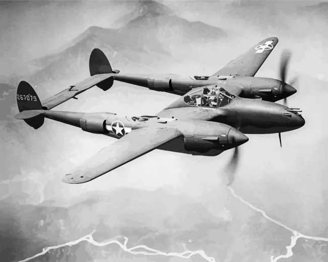 Lockheed P 38 Lightning Diamond Painting Lockheed P 38 Lightning Diamond Painting