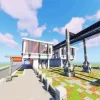 Monorail Minecraft Diamond Painting